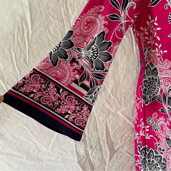 Shelby&Palmer bright pink midi dress size 8 new with tags - Picture 4 of 8